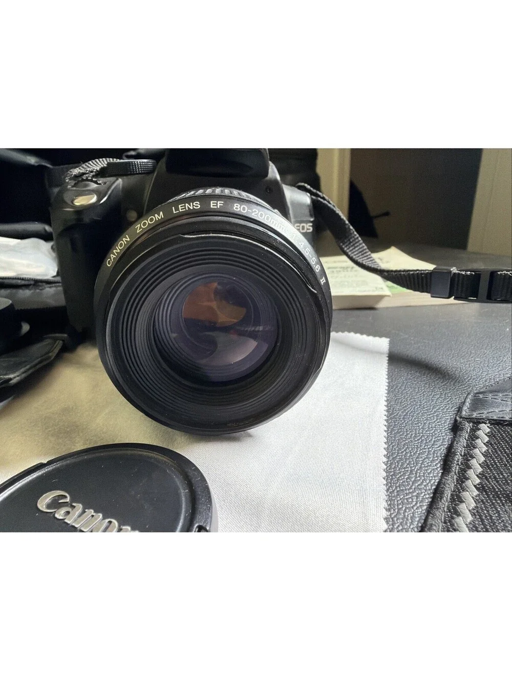 Canon EOS Rebel XS 35mm Film Camera w Battery, Charger, Bag Tested/working